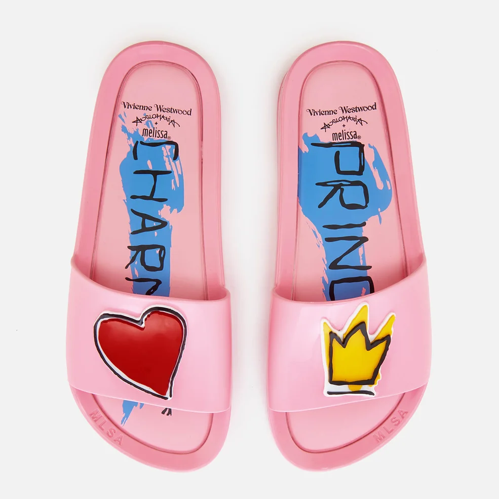 Vivienne Westwood for Melissa Women's Charming Beach Slide Sandals - Pink Image 1