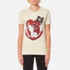 Vivienne Westwood Anglomania Women's Classic T-Shirt Heart World Print - Ocra - Image 1