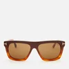 Tom Ford Men's Ernesto Square Frame Sunglasses - Dark Brown/Other/Brown - Image 1