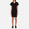T by Alexander Wang Women's High Twist Dress with Gathered Front - Black - Image 1