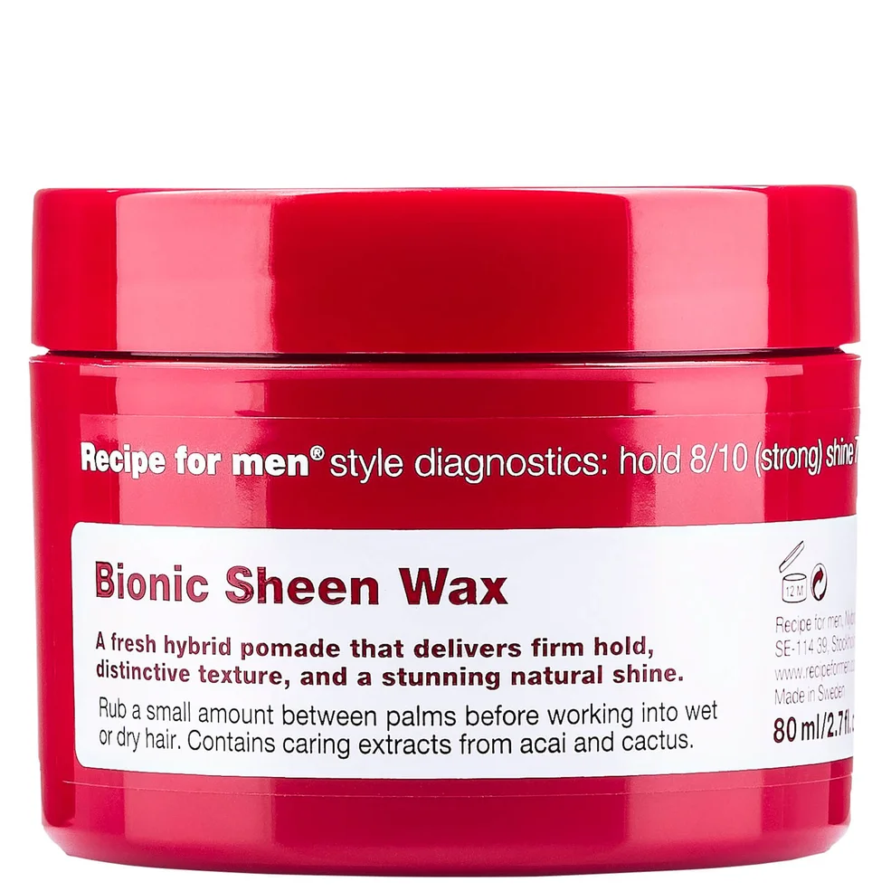 Recipe for Men Bionic Sheen Wax 80ml Image 1