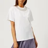 Christopher Kane Women's Ruffle Trim T-Shirt - White - Image 1