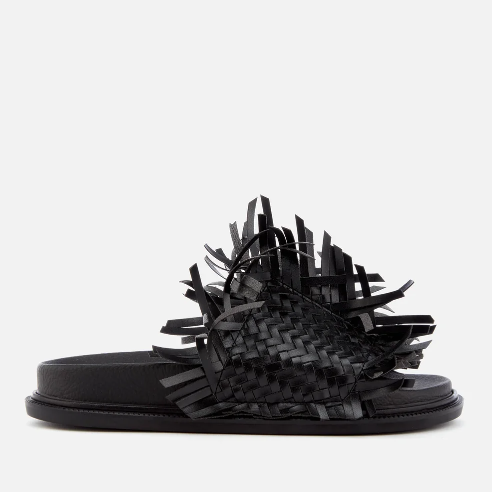 MM6 Maison Margiela Women's Tassel Slip On Sandals - Black Image 1