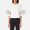 See By Chloé Women's Frilly Jersey Top - Snow White - Image 1