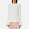 See By Chloé Women's Scalloped Knitted Jumper - Snow White - Image 1