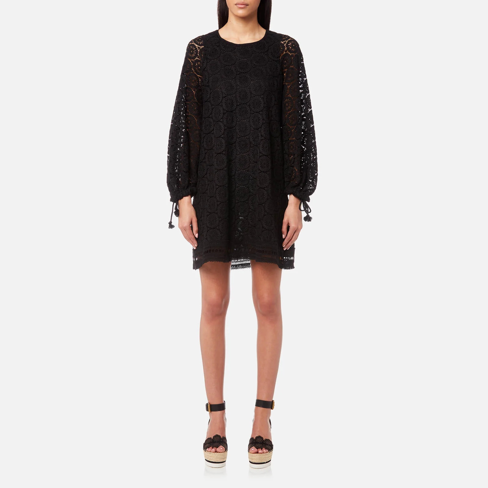 See By Chloé Women's Ornament Lace Dress - Black Image 1