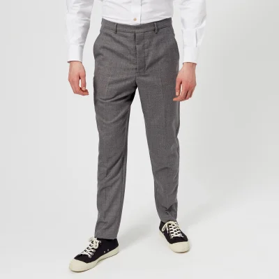 AMI Men's Carrot Fit Trousers - Heather Grey