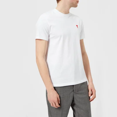 AMI Men's Heart Logo T-Shirt - White