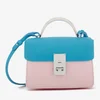 The Volon Women's Data Mix Small Bag - Aquablue & Pink - Image 1