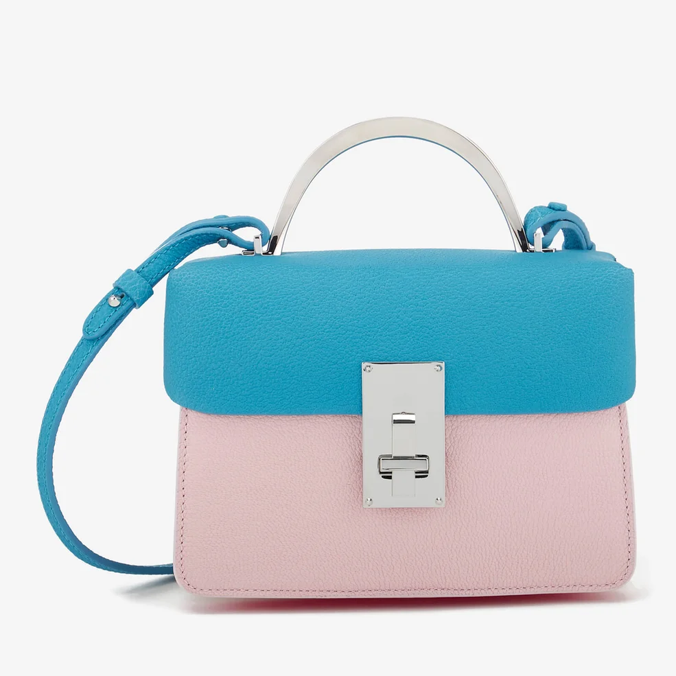 The Volon Women's Data Mix Small Bag - Aquablue & Pink Image 1