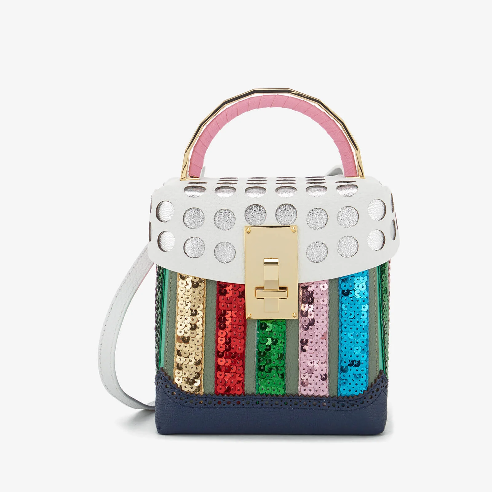 The Volon Women's Box KR Bag - Rainbow Spangle Image 1