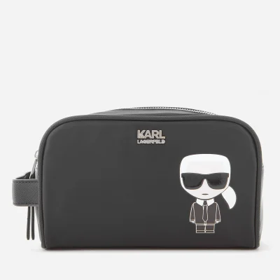 Karl Lagerfeld Women's K/Ikonik Washbag - Black