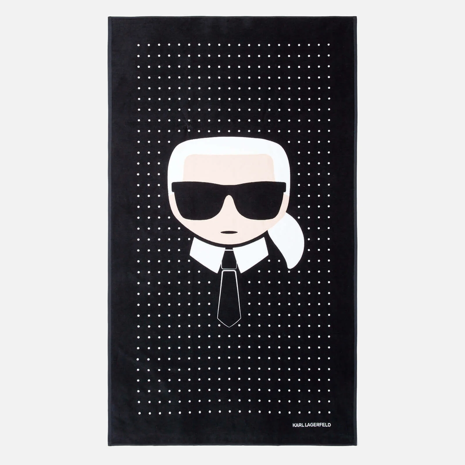Karl Lagerfeld Women's K/Ikonik Towel - Black Image 1