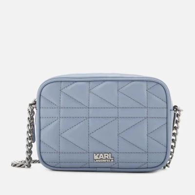 Karl Lagerfeld Women's K/Kuilted Cross Body Bag - Mistic Blue