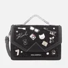 Karl Lagerfeld Women's K/Klassik Pins Shoulder Bag - Black - Image 1