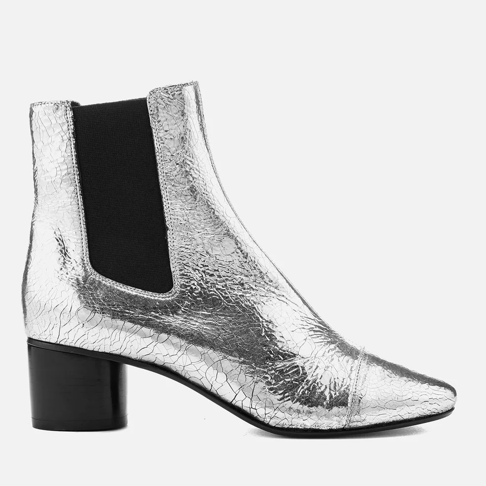 Isabel Marant Women's Danelya Heeled Chelsea Boots - Silver Image 1