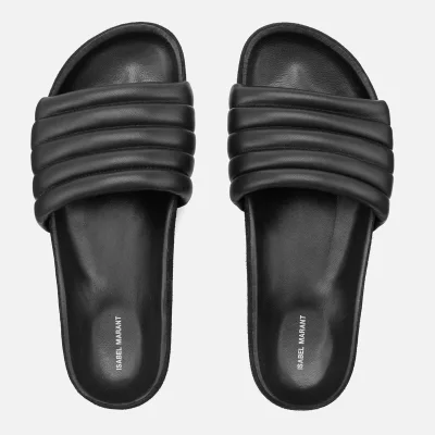 Isabel Marant Women's Hellea Slide Sandals - Black