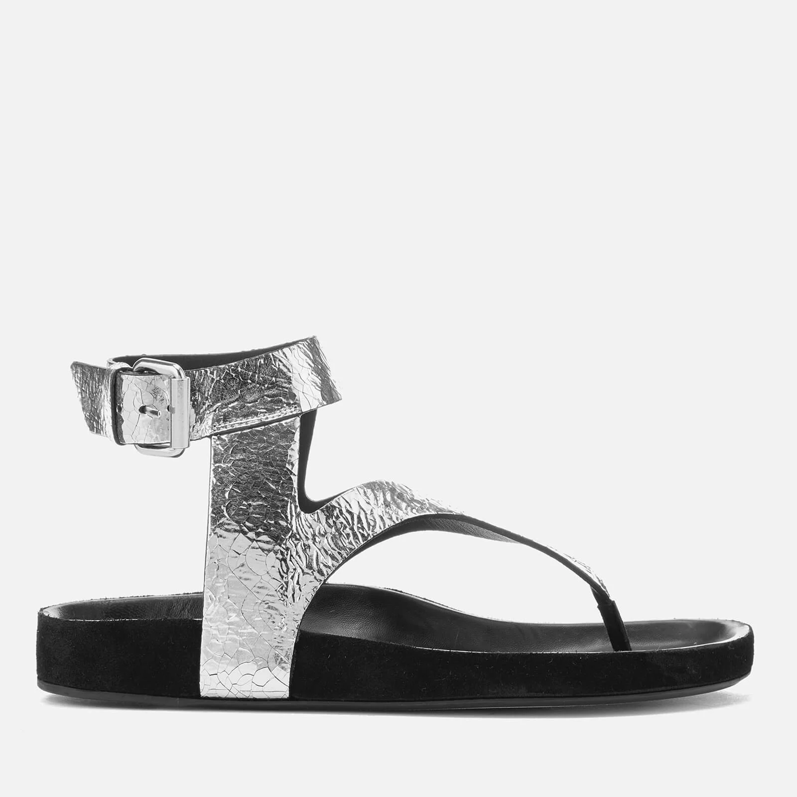 Isabel Marant Women's Elwina Toe Post Sandals - Silver Image 1