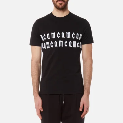 McQ Alexander McQueen Men's McQ Script Logo T-Shirt - Darkest Black