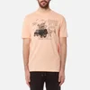 McQ Alexander McQueen Men's Printed Dropped Shoulder T-Shirt - Rebel Peach - Image 1