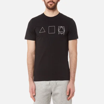 McQ Alexander McQueen Men's Crew Neck 3 Logo T-Shirt - Darkest Black