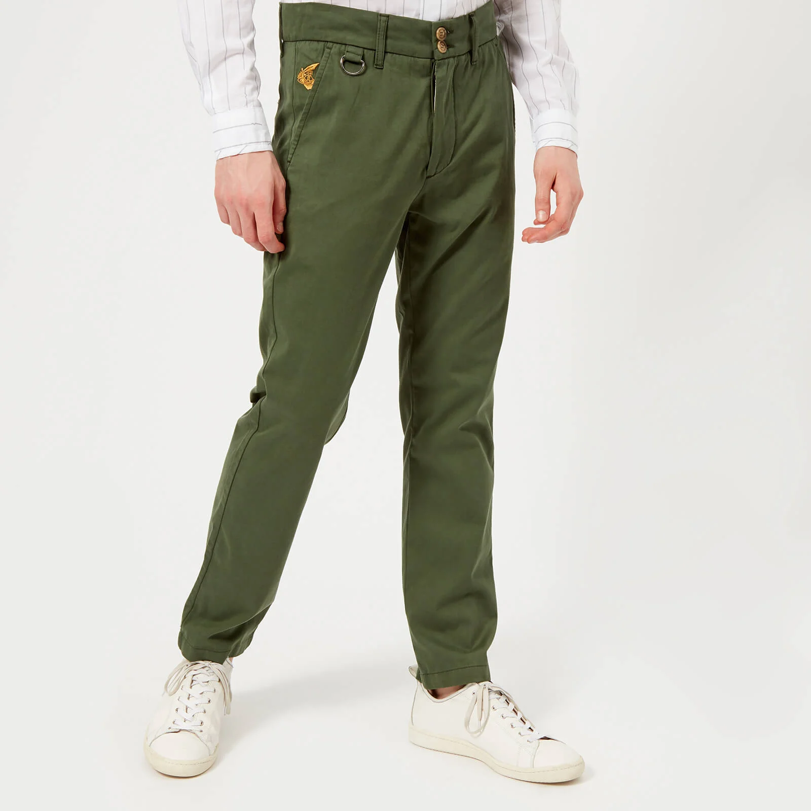 Vivienne Westwood Anglomania Men's Classic Chinos - Dark Green Image 1
