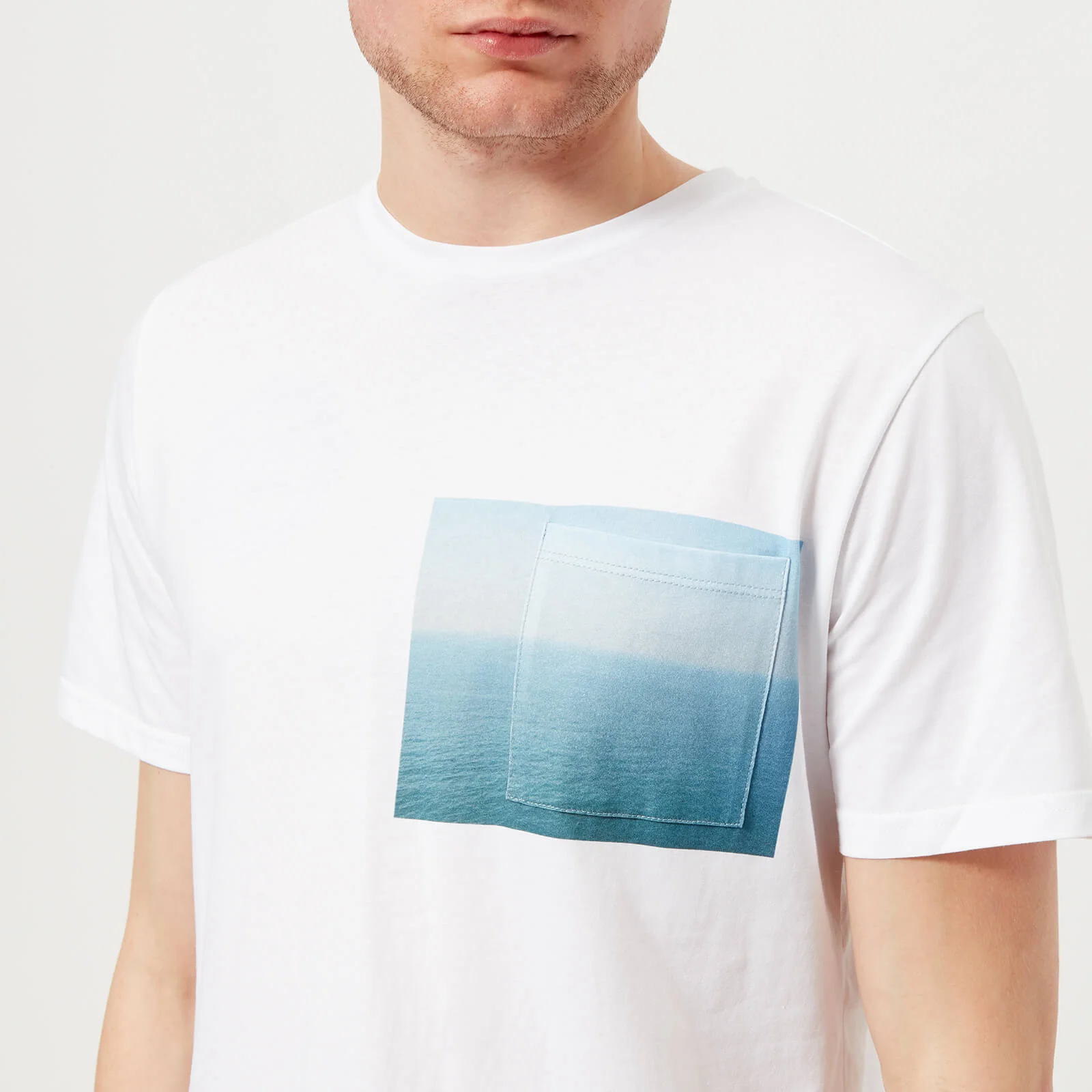 A.P.C. Men's Seaview T-Shirt - Blanc Image 1