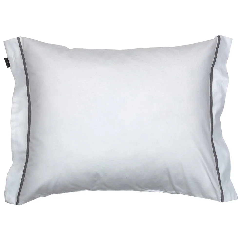 GANT Home New Oxford Pillowcase - White - 50 x 75cm Image 1