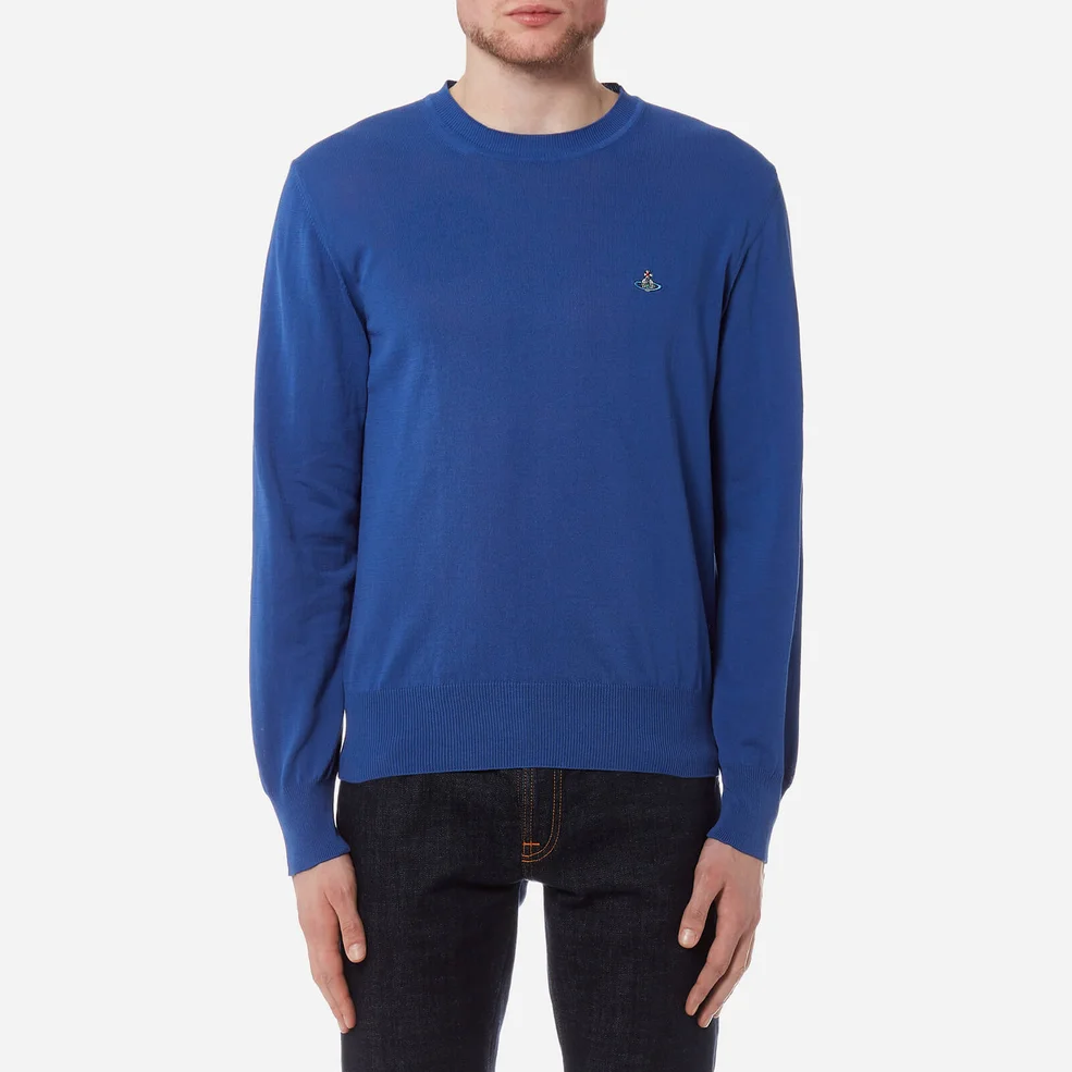 Vivienne Westwood Men's Basic Sweatshirt - Indigo Melange Image 1