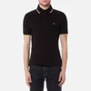 Vivienne Westwood Men's Pique Overlock Polo Shirt - Black - Image 1