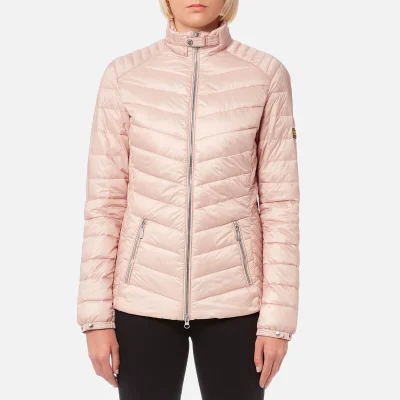 Barbour International Women's Triple Quilt Jacket - Pale Pink