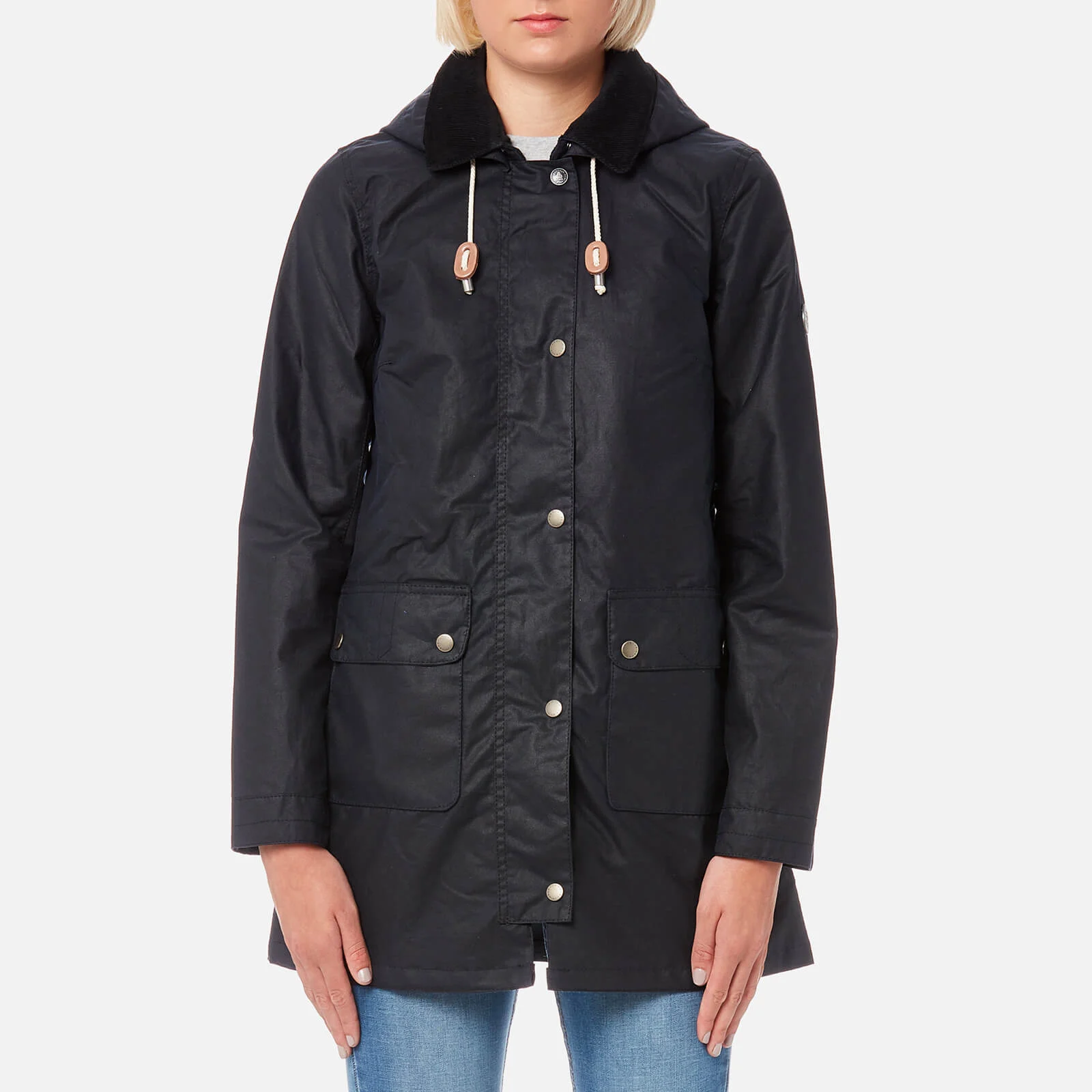 Barbour Women's Whitmore Wax Jacket - Royal Navy Image 1