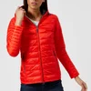 Barbour Women's Haven Field Quilt Jacket - Signal Orange/Navy - Image 1