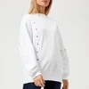 Maison Kitsuné Women's Asymmetric Sweatshirt - White - Image 1