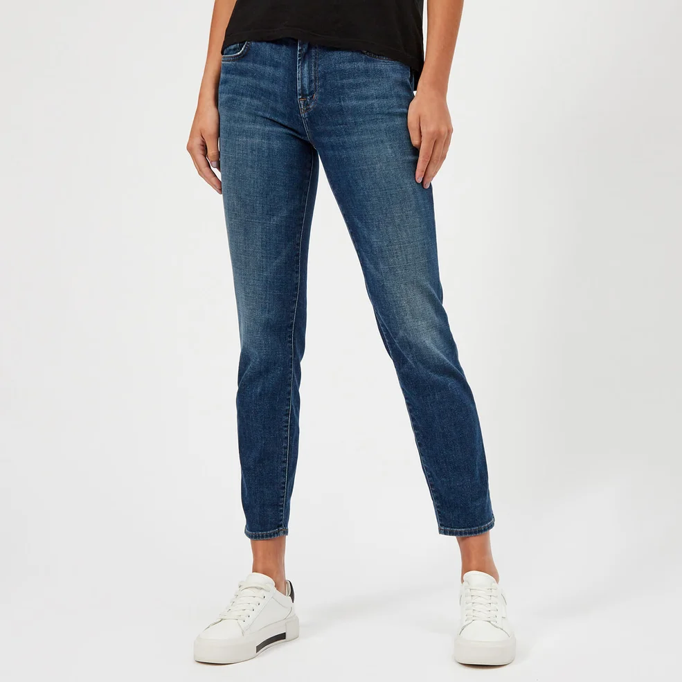 J Brand Women's Johnny Mid Rise Boyfit Jeans - Delta Image 1
