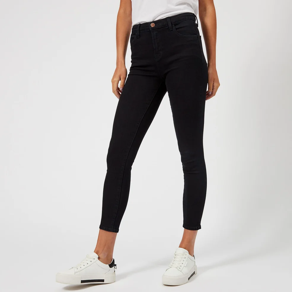 J Brand Women's Alana High Rise Cropped Skinny Jeans - Bluebird Image 1