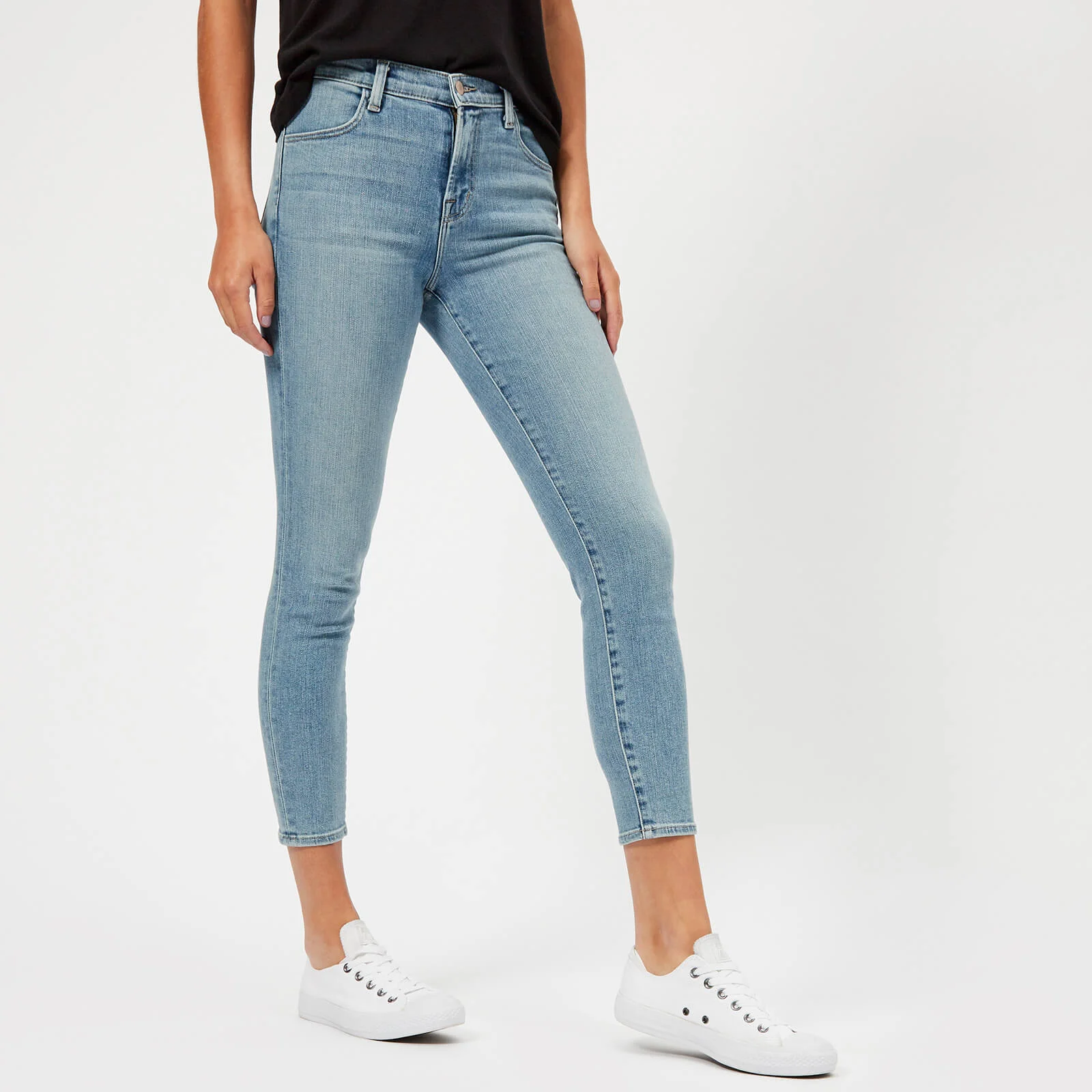 J Brand Women's Alana High Rise Cropped Skinny Jeans - Surge Image 1