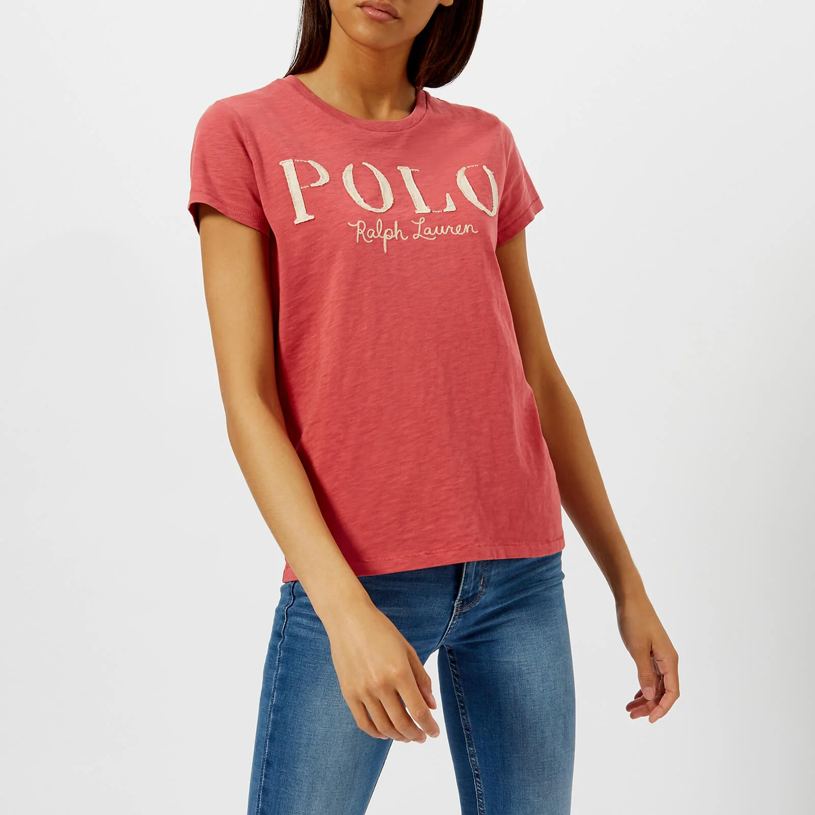 Polo Ralph Lauren Women's Polo Logo T-Shirt - Sun Red Image 1