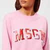 MSGM Women's Logo Sweatshirt - Pink - Image 1