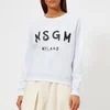 MSGM Women's Graffiti Logo Sweatshirt - White - Image 1