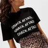 Ganni Women's Harway Snack Attack T-Shirt - Black - Image 1