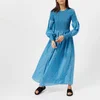 Ganni Women's Beacon Long Sleeve Dress - Marina - Image 1
