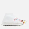 Maison Margiela Men's Painter Treatment Sock Sneakers - White/Painter Mix/White Sole - Image 1