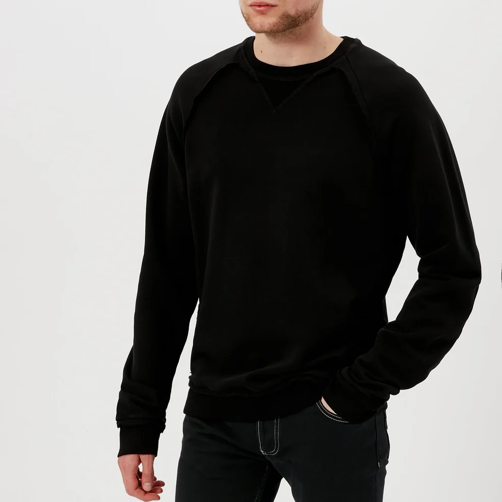 Maison Margiela Men's Cotton Sweatshirt - Black Image 1