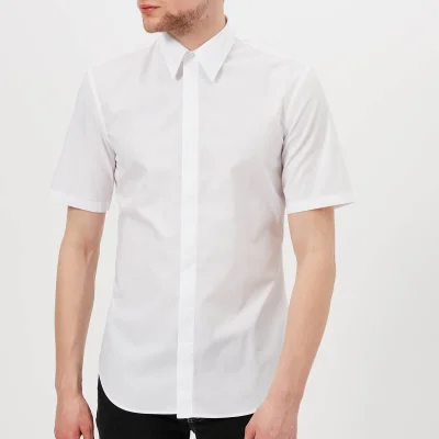 Maison Margiela Men's Fine Poplin Short Sleeve Shirt - White