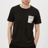 Maison Margiela Men's Garment Dyed Stereotype Patch T-Shirt - Black - Image 1