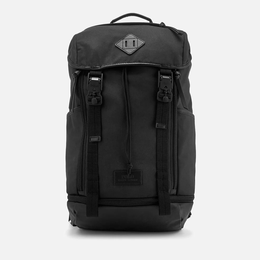 Polo Ralph Lauren Men's Medium Canvas Backpack - Black Image 1
