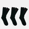 Polo Ralph Lauren Men's Classic 3 Pack Socks - Black - Image 1