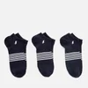 Polo Ralph Lauren Men's Stripe 3 Pack Socks - Navy - Image 1