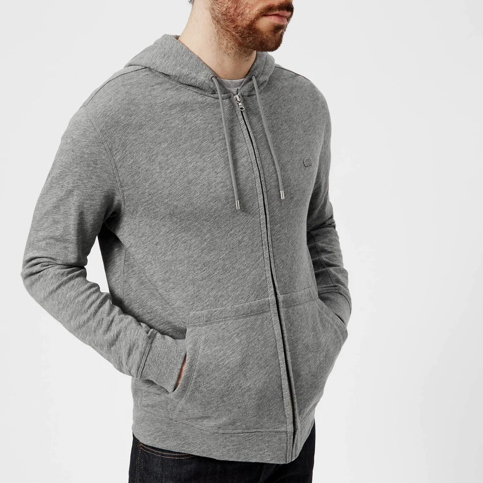 Lacoste Men's Zipped Hoody - Galaxite Chine Image 1